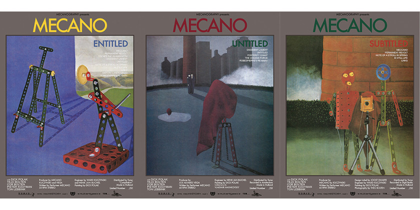 Set Limited edition of 3 Mecano album Posters